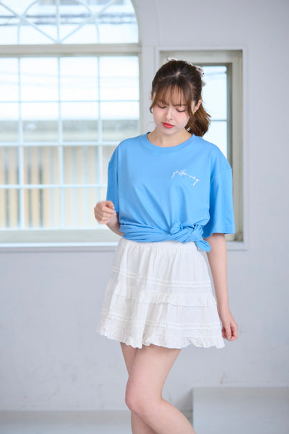 La Vie Dot Tiered Mini Skirt