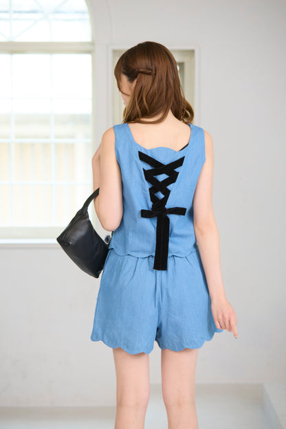 Scallop Shorts pant