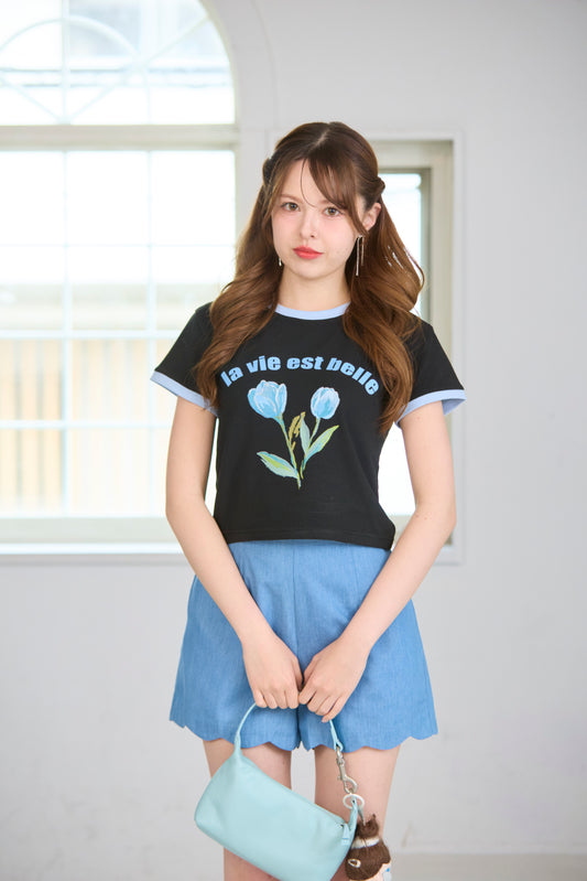 La Vie Tulip Baby Tee