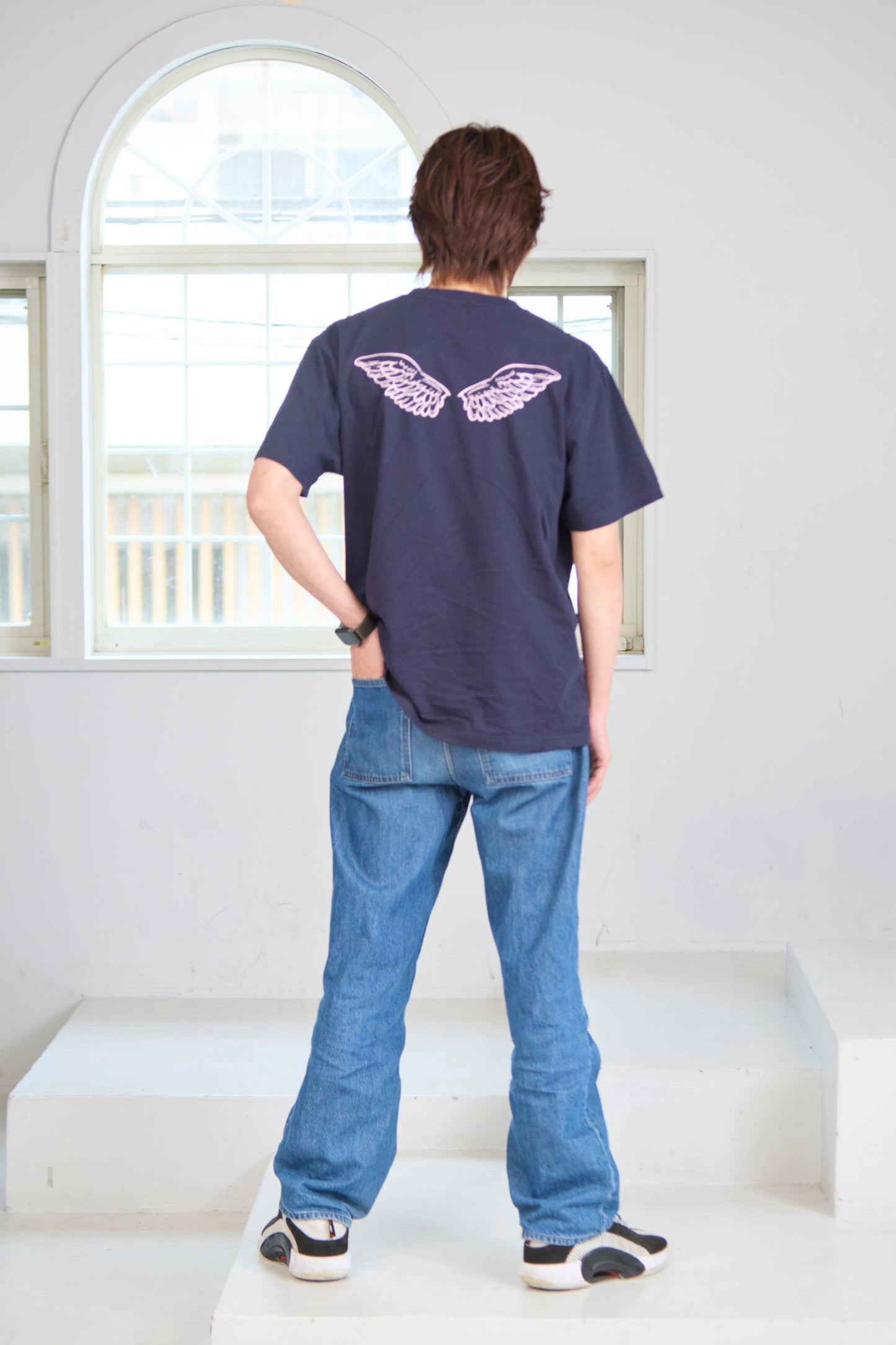 Angel Wing Back Print Tee
