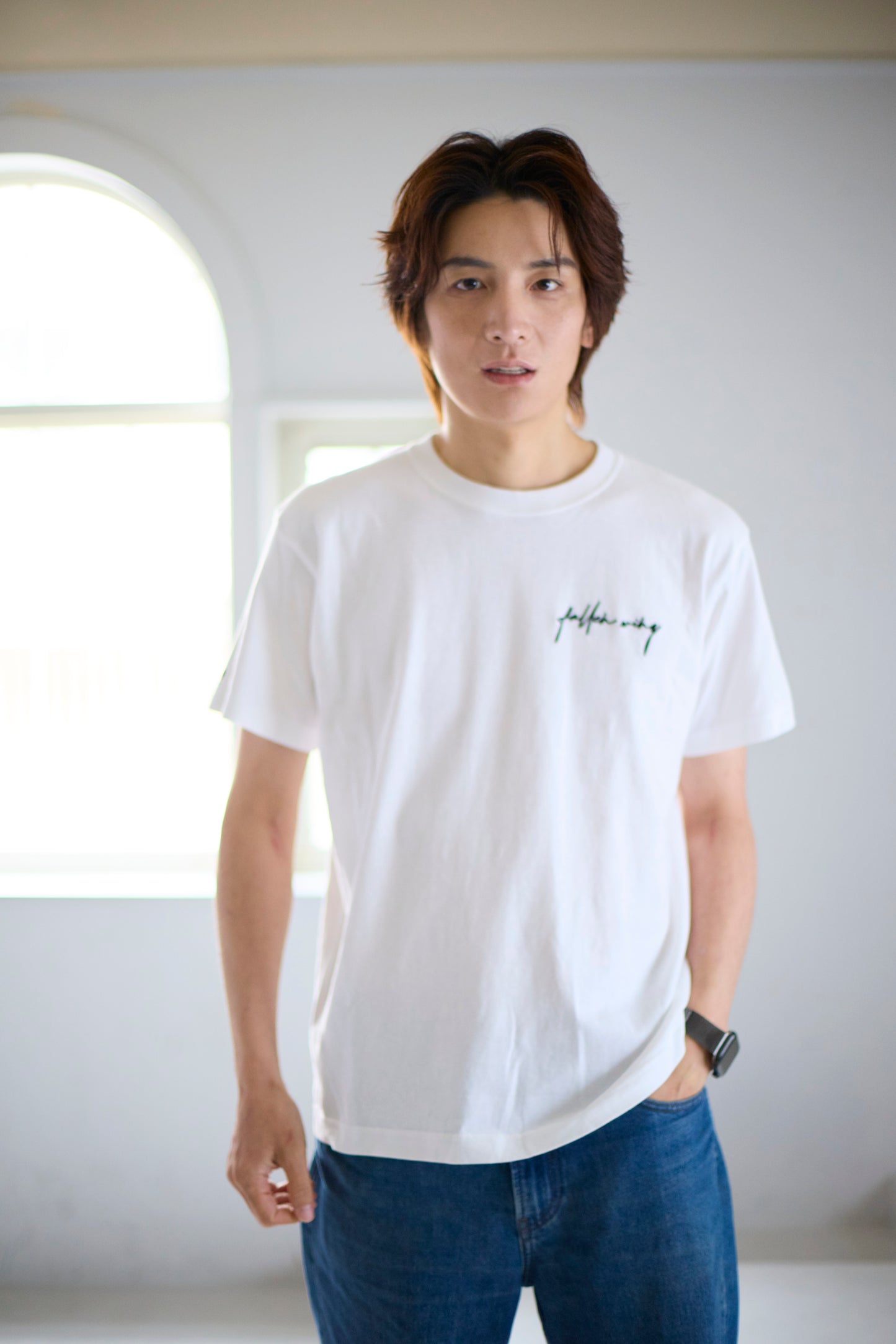 Angel Wing Back Print Tee