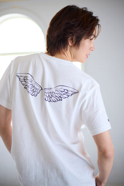 Angel Wing Back Print Tee
