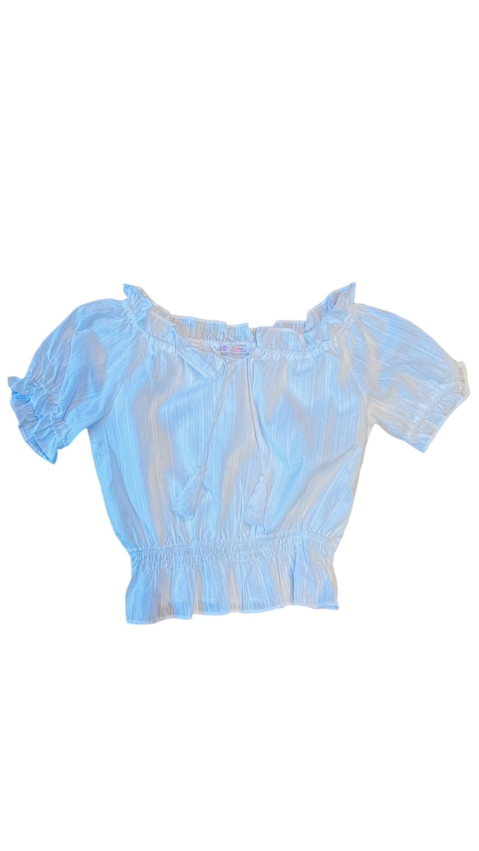 Off-Shoulder Frill Blouse