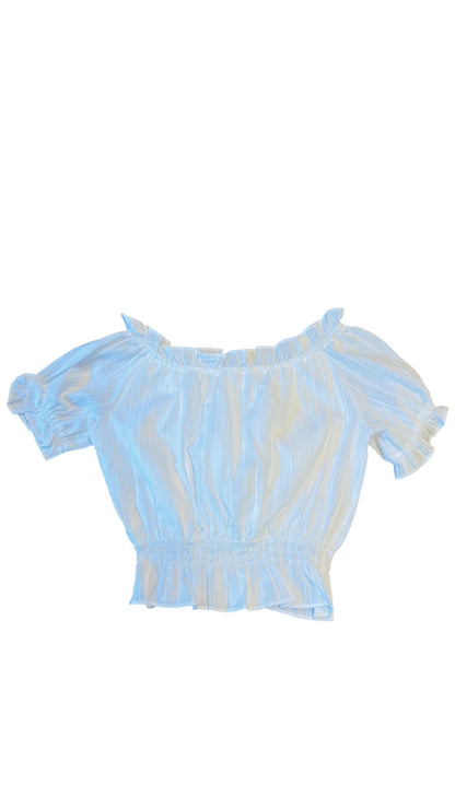 Off-Shoulder Frill Blouse