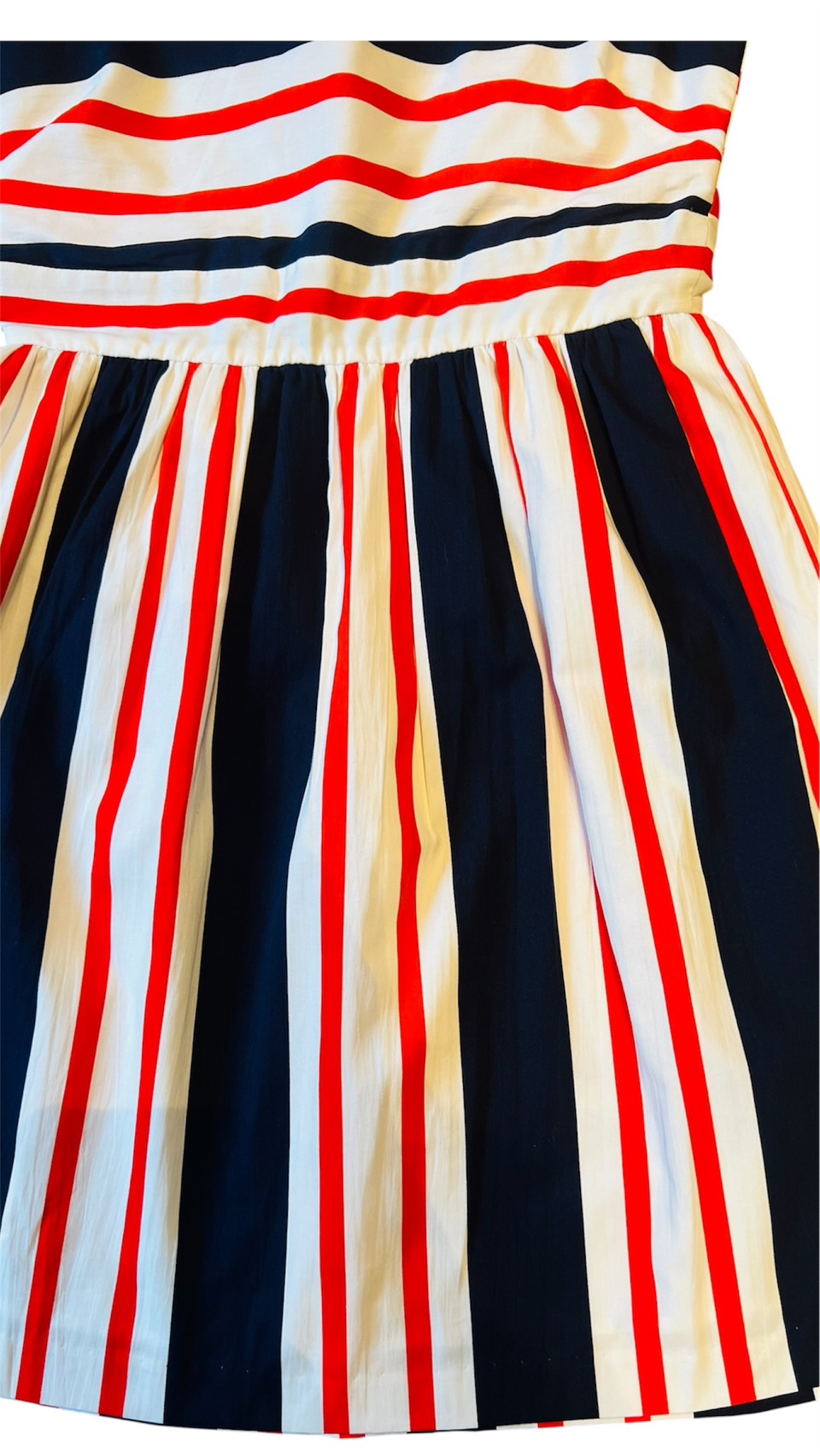 Stripe Back Open Dress