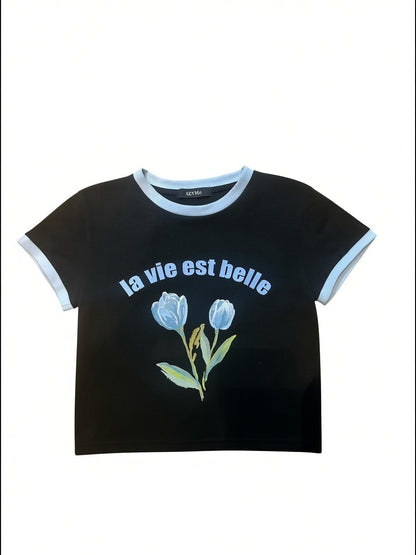 La Vie Tulip Baby Tee
