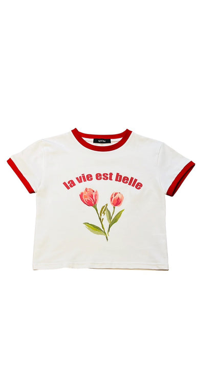 La Vie Tulip Baby Tee