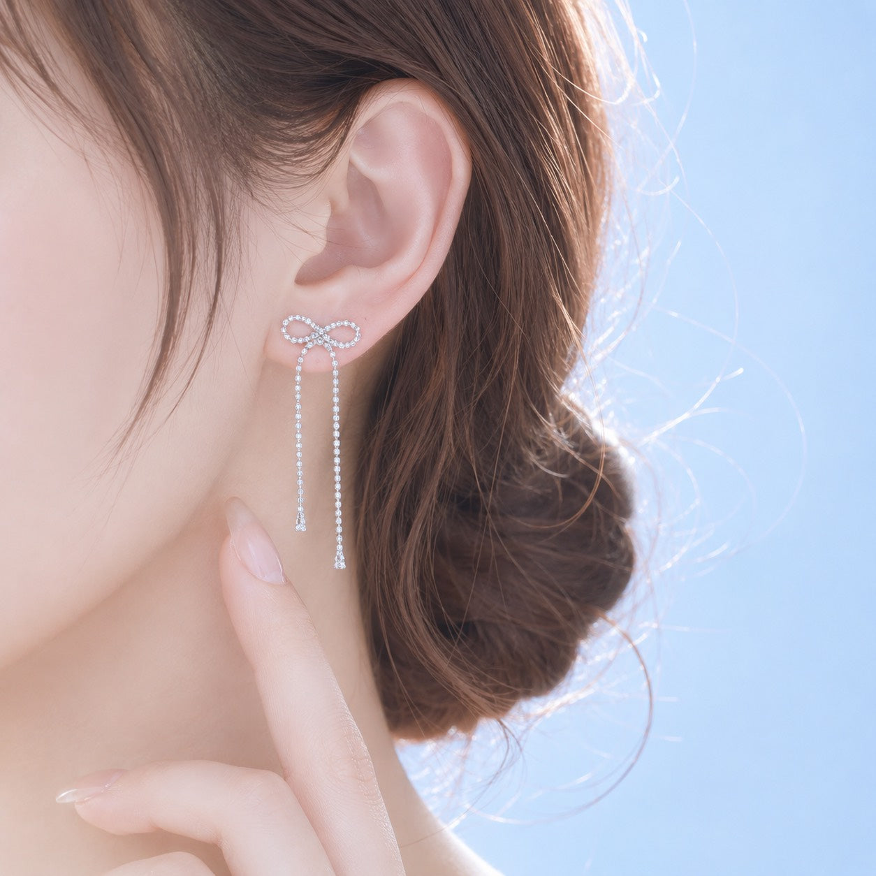 Crystal Ribbon Pierce